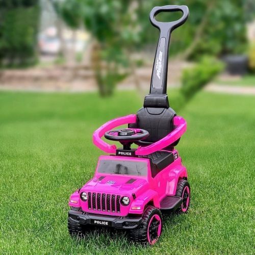 Картинка товара Детская машина каталка-толокар Bambi M 4288-8: родительская ручка, USB, MP3  - РОЗОВЫЙ на Raspashonka.ua фото 2
