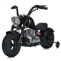 Детский мотоцикл M 6016 AL-2(36V) BAMBI RACER черный металлик