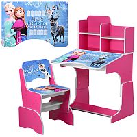 Фото анонса детская парта bambi frozen w 2071-69-6: малиновый от интернет магазина Raspashonka.ua