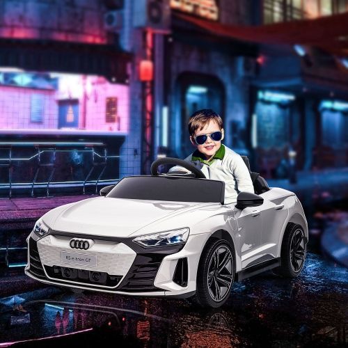 Детский электромобиль M 4938 EBLR-1 AUDI белый  фото 2