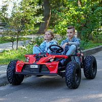 электромобиль m 5797a-3(48v), bambi racer: 2-х местный, мотор 800w, 48v 20а, 25 км/ч - красный - Raspashonka.ua
