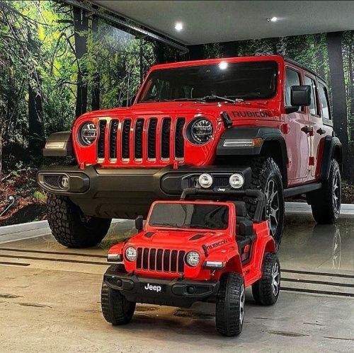 Детский электромобиль джип M 4176 EBLR-1 JEEP розовый фото 18