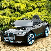 Фото анонса детский электромобиль je 1009 eblr-2 (4wd) bmw i4 - черный от интернет магазина Raspashonka.ua