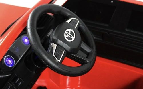 Детский электромобиль джип M 6138 EBLR-3 TOYOTA красный фото 9
