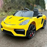 Детский электромобиль PORSCHE SPYDER RS, M 6055 EBLR-6 PORSCHE желтый - анонс