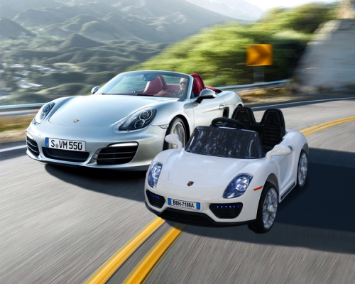 Детский электромобиль Porsche LQ7188A БЕЛЫЙ фото 7