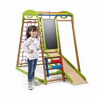 Фото анонса детский спортивный комплекс для дома sportbaby babywood plus от интернет магазина Raspashonka.ua
