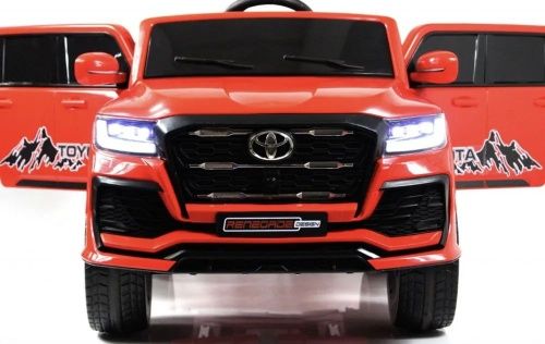 Детский электромобиль джип M 6138 EBLR-3 TOYOTA красный фото 4