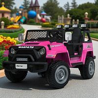 Фото анонса детский электромобиль m 6108 eblr-8(24v) bambi racer: двухместный, 24v 7a, 4x90w, кожа - розовый от интернет магазина Raspashonka.ua