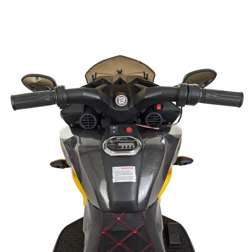 Картинка товара Детский мотоцикл Bambi M 4274 EL-6: 12V9A, 70W, EVA, кожа - ЖЁЛТЫЙ на Raspashonka.ua фото 5