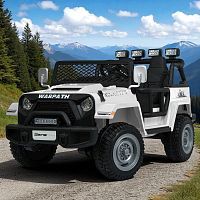 Фото анонса детский электромобиль m 6108 eblr-1(24v) bambi racer: двухместный, 24v 7a, 4x90w, кожа - белый от интернет магазина Raspashonka.ua
