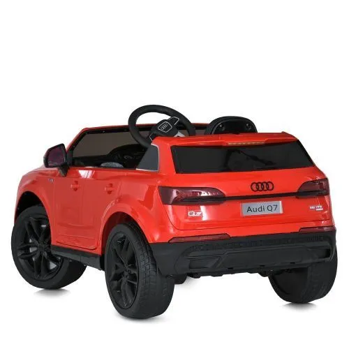 Детский электромобиль джип M 5796 EBLRS-3 AUDI бордовый фото 9