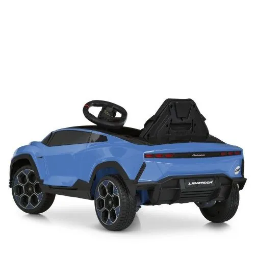 Детский электромобиль M 6293 EBLR-4 LAMBORGHINI голубой  фото 10