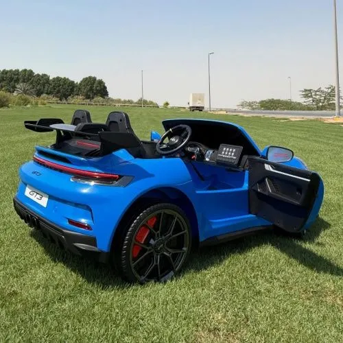 Детский электромобиль PORSCHE 911 GT3, M 6111 EBLR-4(24V) PORSCHE синий  фото 8