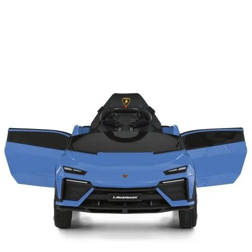 Детский электромобиль M 6293 EBLR-4 LAMBORGHINI голубой  фото 9