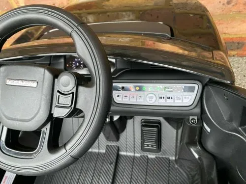 Детский электромобиль джип M 4846 EBLRS-2 LAND ROVER черный металлик фото 10