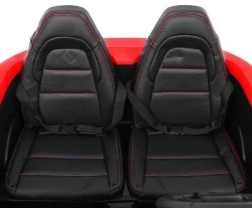 Картинка товара Детский двухместный электромобиль Porsche Cayman PA.A021A.CR: 180W, 15км/ч, без пульта - КРАСНЫЙ на Raspashonka.ua фото 18