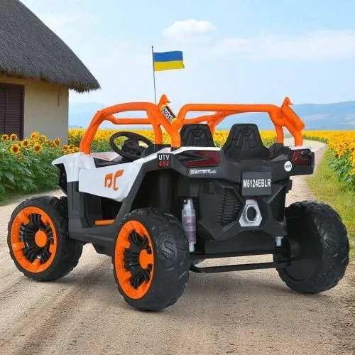 Картинка товара Детский электромобиль багги M 6124 EBLR-7, BAMBI RACER: пульт 50м, 180W, 24V 8А, до 80 кг - ОРАНЖЕВЫЙ на Raspashonka.ua фото 4