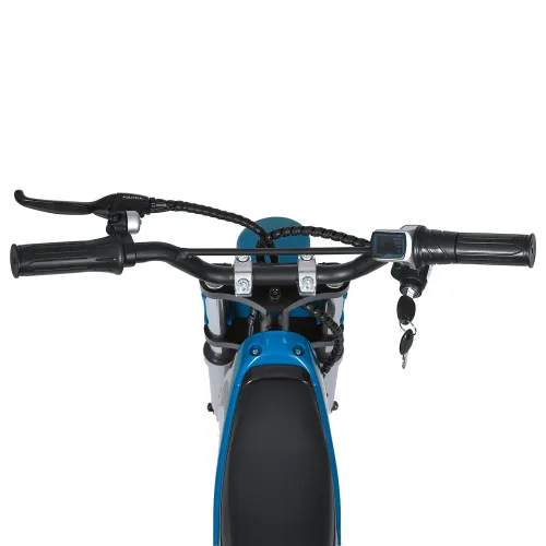 Детский мотоцикл M 5776 AL-4(24V) BAMBI RACER синий фото 8