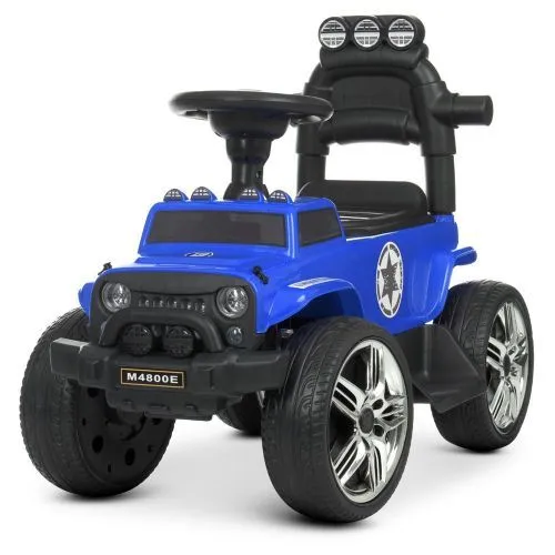 Детский электромобиль M 4800 E-4  синий  фото 8
