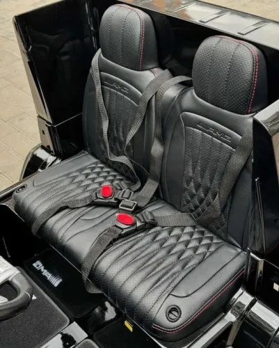 Двухместный детский электромобиль Mercedes G63 AMG XXL 800W 24V 14A: черный  фото 11