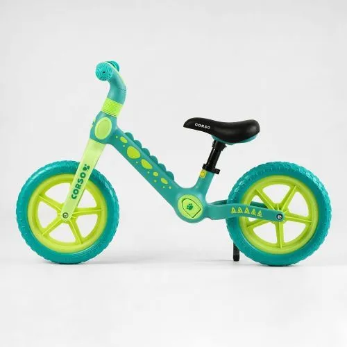 Картинка товара Беговел, велобег CORSO CS-12530, нейлоновая рама и вилка, колесо 12" EVA (ПЕНА) - БИРЮЗОВЫЙ (140182) на Raspashonka.ua фото 7