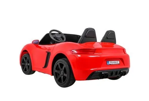 Картинка товара Детский двухместный электромобиль Porsche Cayman PA.A021A.CR: 180W, 15км/ч, без пульта - КРАСНЫЙ на Raspashonka.ua фото 13