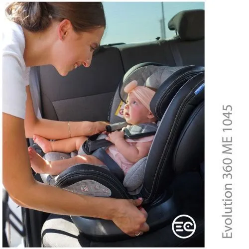 Картинка товара Автокресло EL CAMINO ME 1045-1 EVOLUTION 2 360° Royal Black — ЧЕРНЫЙ на Raspashonka.ua фото 17
