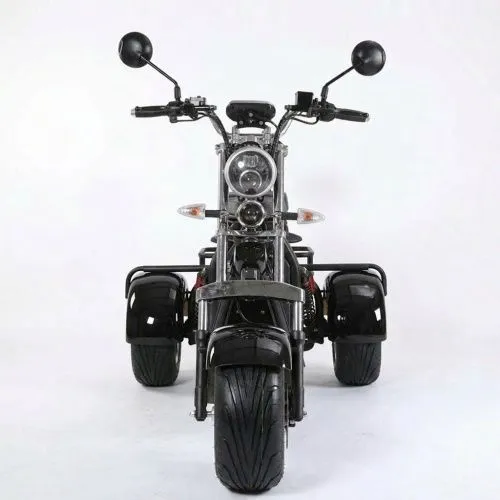 Картинка товара Электроскутер 3-х колесный CITYCOCO SMD-302: 2000W 60V 40Ah, скорость 45 км/ч - BLACK на Raspashonka.ua фото 6