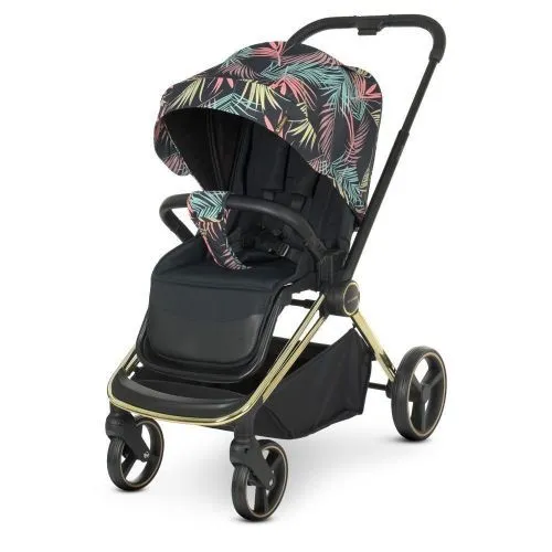 Картинка товара Коляска универсальная EL CAMINO 2в1 ME 1091-G PERSONA Black Pink Palm - РОЗОВЫЕ ЛИСТЬЯ на Raspashonka.ua фото 10