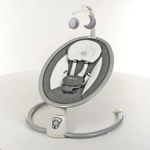 Картинка товара Детский укачивающий центр ME 1073 COCOON Gray Linen: СЕРЫЙ на Raspashonka.ua фото 3