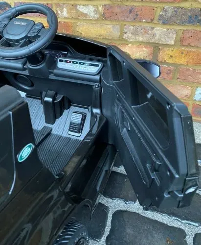 Детский электромобиль джип M 4846 EBLRS-2 LAND ROVER черный металлик фото 12