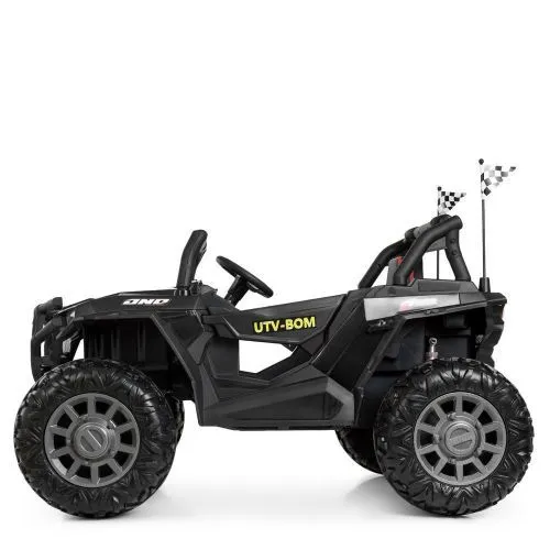 Детский электромобиль джип M 4248 EBLR-2 BUGGY черный фото 7