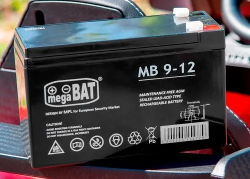Фото Аккумуляторная батарея MEGABAT AGM: 12V 9Ah  - Black (151 x 65 x 95мм) на Raspashonka.ua фото 2