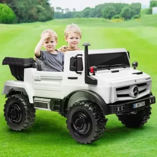 Детский электромобиль джип M 5837 EBLR-1(36V) MERCEDES белый фото 2