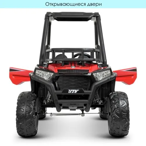Картинка товара Детский электромобиль JS360 EBLR-3(24V): 12 км/ч,  2.4G, 400W, EVA, 1x24V7AH, эко-кожа - КРАСНЫЙ на Raspashonka.ua фото 4