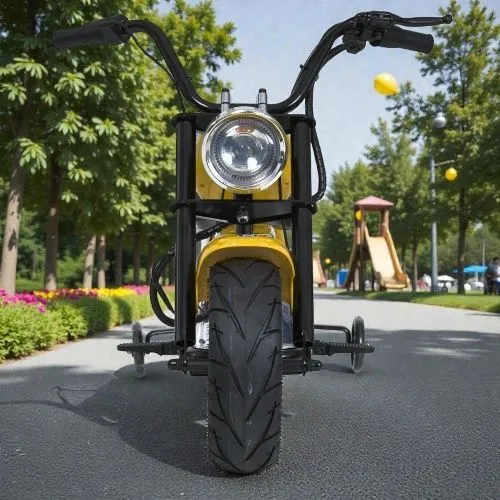 Картинка товара Мотоцикл BAMBI RACER M 6016 AL-6(36V): 36V, 350W, до 20 км/ч - ЖЕЛТЫЙ на Raspashonka.ua фото 5