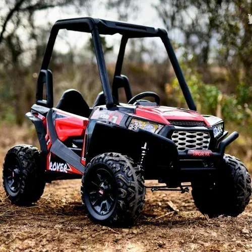 Картинка товара Детский электромобиль JS360 EBLR-3(24V): 12 км/ч,  2.4G, 400W, EVA, 1x24V7AH, эко-кожа - КРАСНЫЙ на Raspashonka.ua фото 22