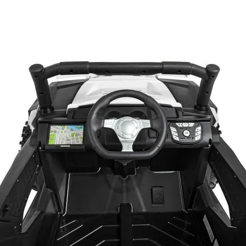 Детский электромобиль джип M 4248 EBLR-2 BUGGY черный фото 4