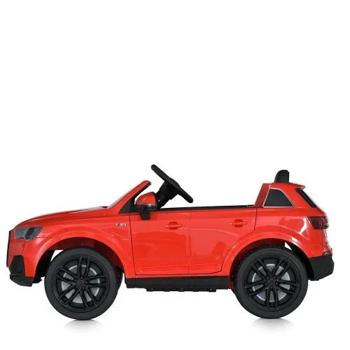 Детский электромобиль джип M 5796 EBLRS-3 AUDI бордовый фото 7