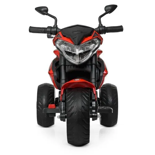 Детский мотоцикл M 4152 EL-3 BAMBI красный фото 4