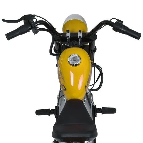 Картинка товара Мотоцикл BAMBI RACER M 6016 AL-6(36V): 36V, 350W, до 20 км/ч - ЖЕЛТЫЙ на Raspashonka.ua фото 8