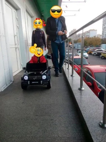 Детский электромобиль джип M 4214 EBLRS-2 MERCEDES черный фото 10