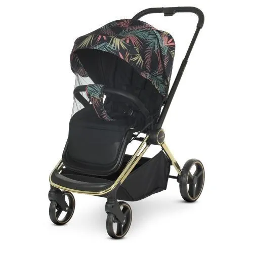 Картинка товара Коляска универсальная EL CAMINO 2в1 ME 1091-G PERSONA Black Pink Palm - РОЗОВЫЕ ЛИСТЬЯ на Raspashonka.ua фото 11