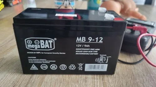 Фото Аккумуляторная батарея MEGABAT AGM: 12V 9Ah  - Black (151 x 65 x 95мм) на Raspashonka.ua фото 4