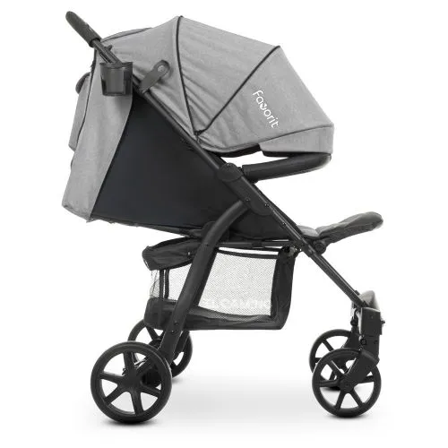 Картинка товара Коляска для детей EL Camino M 3409 FAVORIT v.2 Medium Gray - СЕРАЯ на Raspashonka.ua фото 7