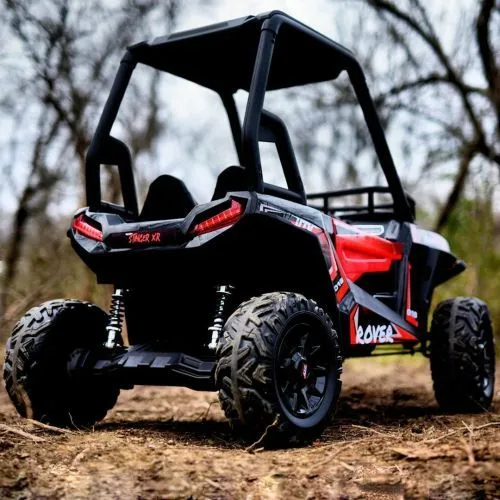 Картинка товара Детский электромобиль JS360 EBLR-3(24V): 12 км/ч,  2.4G, 400W, EVA, 1x24V7AH, эко-кожа - КРАСНЫЙ на Raspashonka.ua фото 20