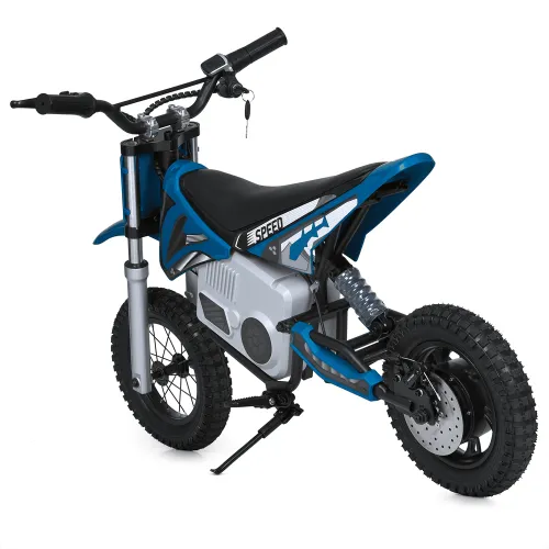 Детский мотоцикл M 5776 AL-4(24V) BAMBI RACER синий фото 9