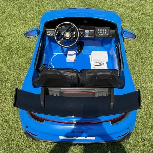 Детский электромобиль PORSCHE 911 GT3, M 6111 EBLR-4(24V) PORSCHE синий  фото 7