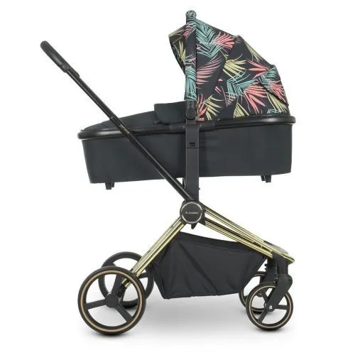 Картинка товара Коляска универсальная EL CAMINO 2в1 ME 1091-G PERSONA Black Pink Palm - РОЗОВЫЕ ЛИСТЬЯ на Raspashonka.ua фото 3